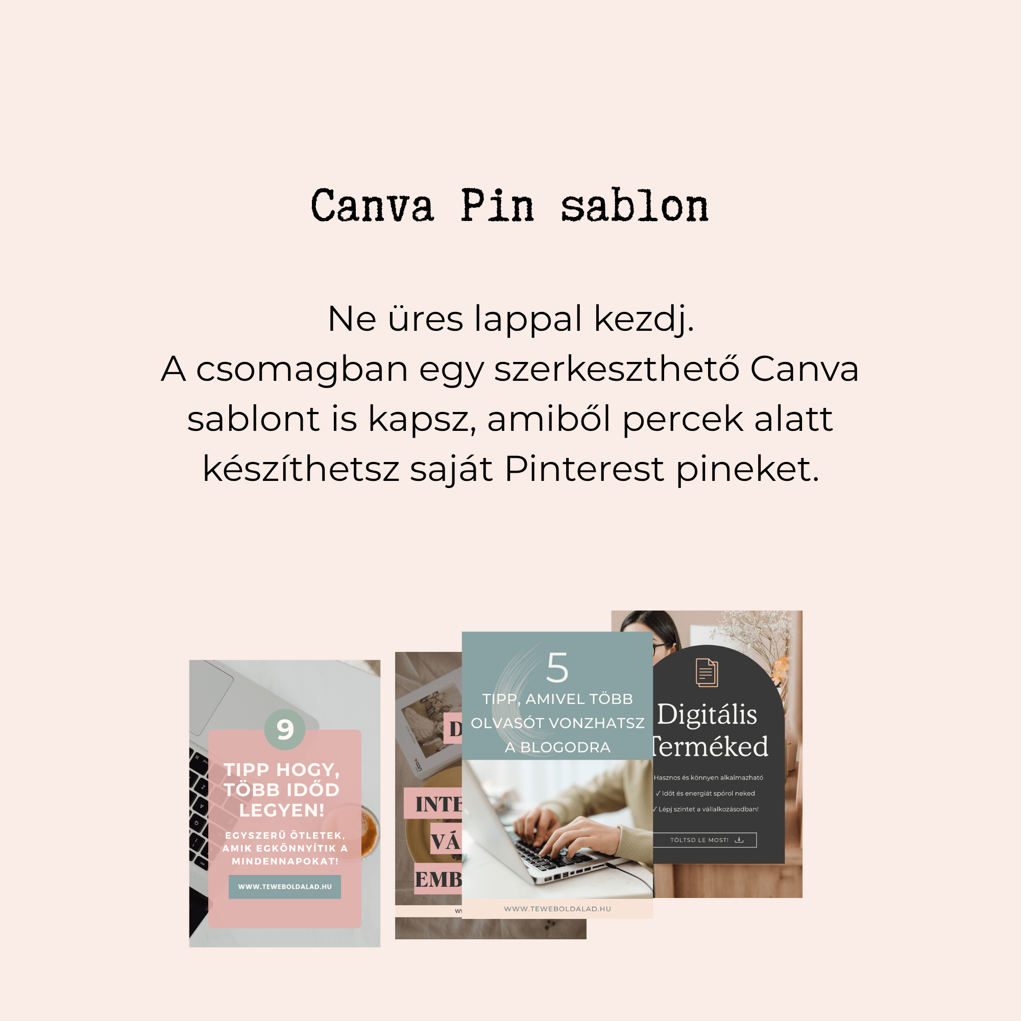 Canva Pin sablon Pinteresthez