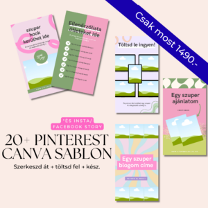 Pinterest canva sablon